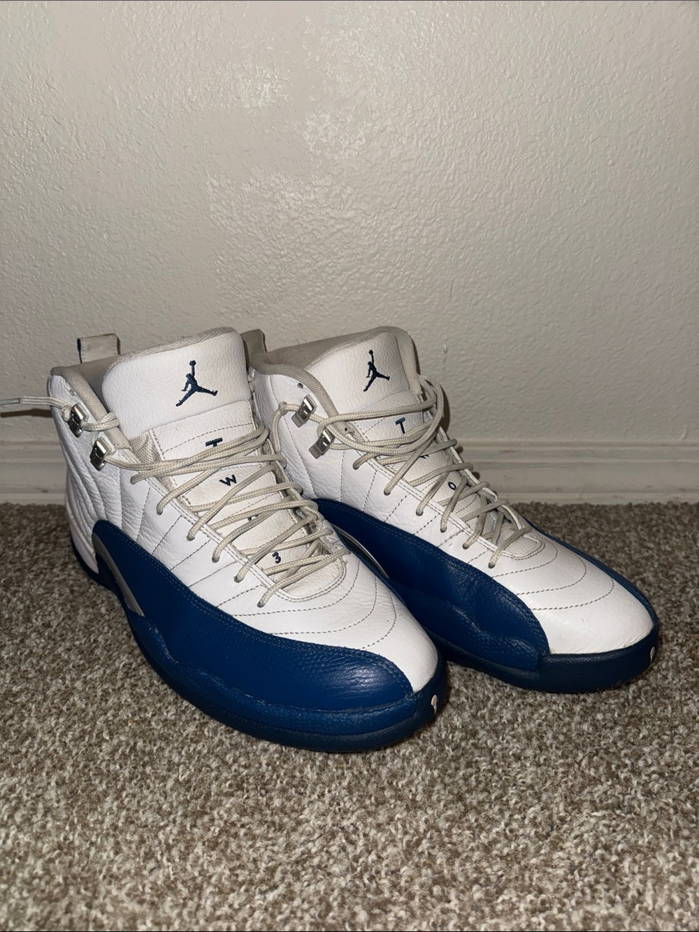 Retro Jordans French Blue 12s Men’s High-Top Basketball Sneakers